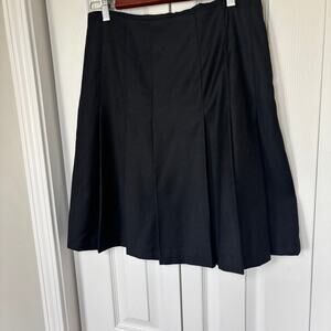 Banana Republic Pleated skirt Wool blend Stretch career 4P y2k